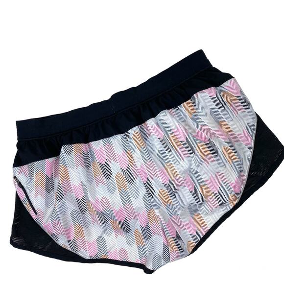 Victorias Secret Running Shorts VSX Sport Womens Size Large Geometric Athletic - Picture 1 of 10